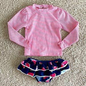 ☀️SALE☀️ NEW Seersucker & Watermelon Swim Suit